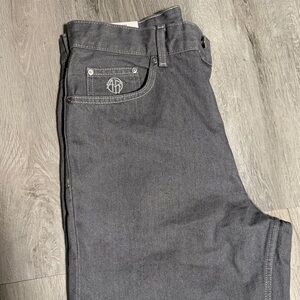 Bershka baggy grey denim jeans